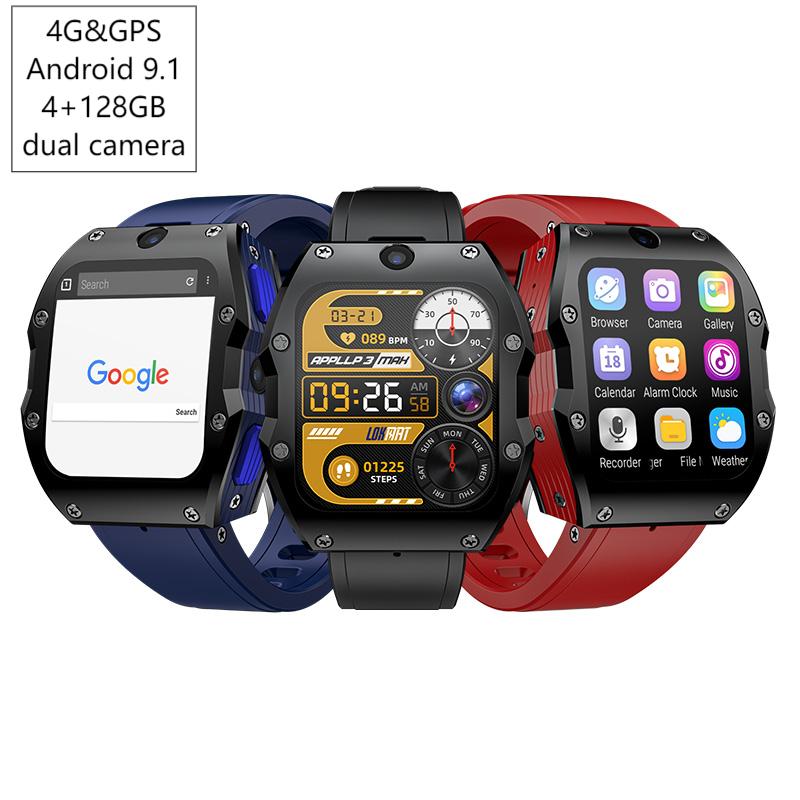 Watch Smart Smartwatch - 4G Android Смарт-часы 4 + 128