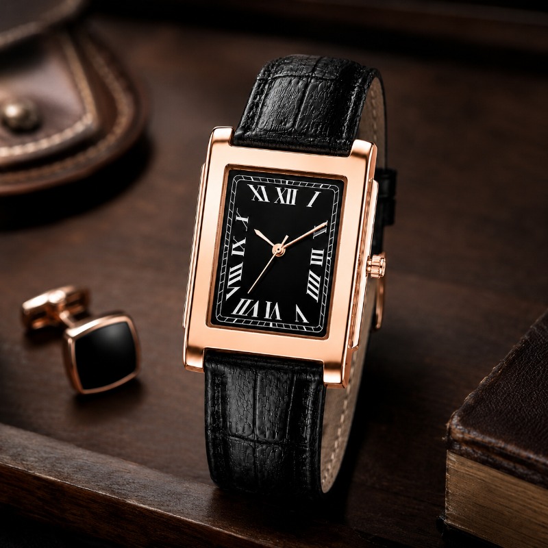 Smartwatch Square Watches For Men - Классические мужские деловые часы с квадратным