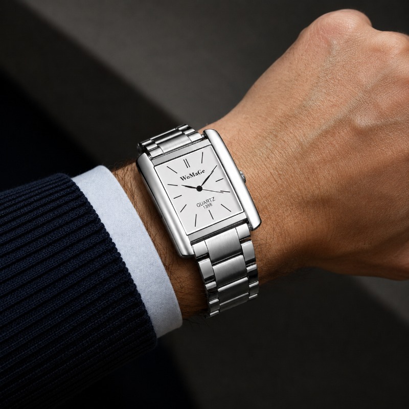 Smartwatch Square Watches For Men - Мужские деловые часы с модным квадратным