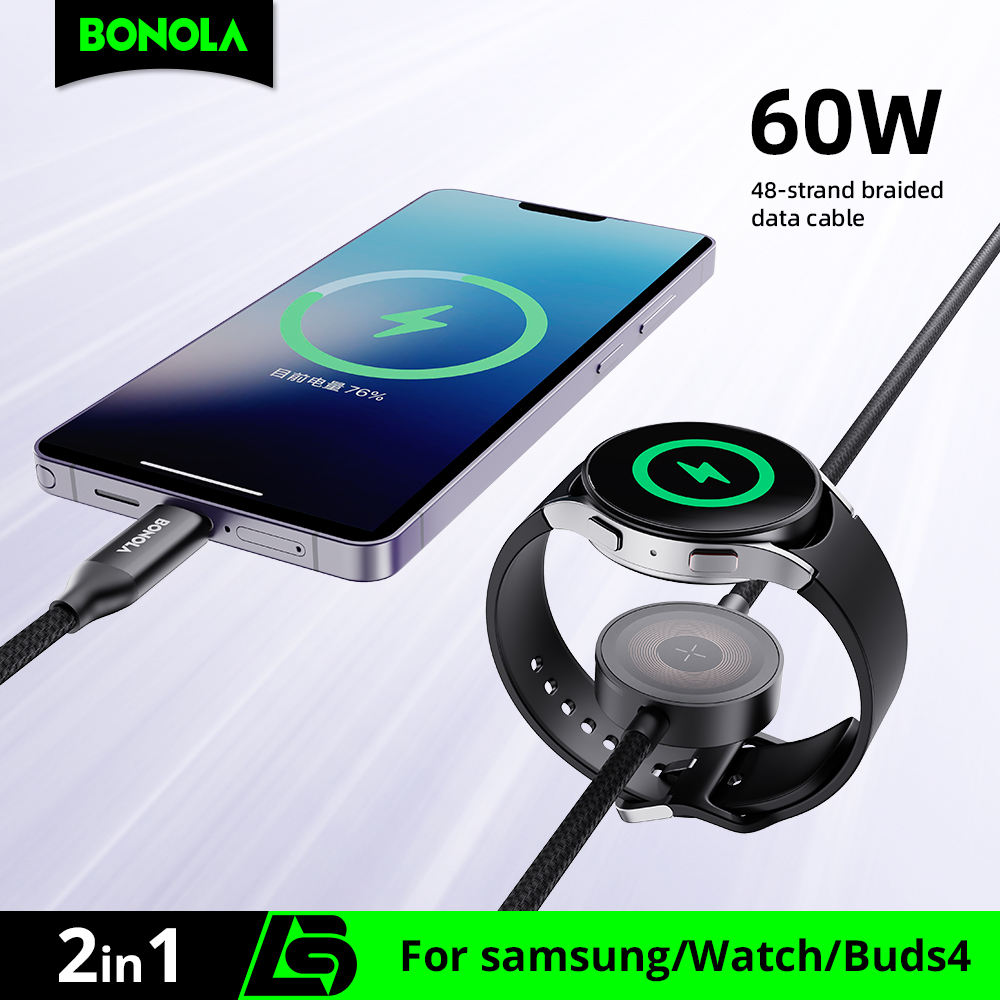 Watches Smartwatch Samsung - Зарядное устройство Bonola 2-в-1 для Galaxy