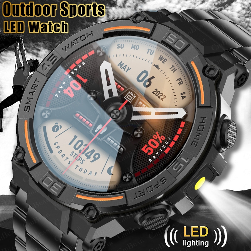 Smartwatch Rugged Watches For Men - Уличные военные прочные умные часы для