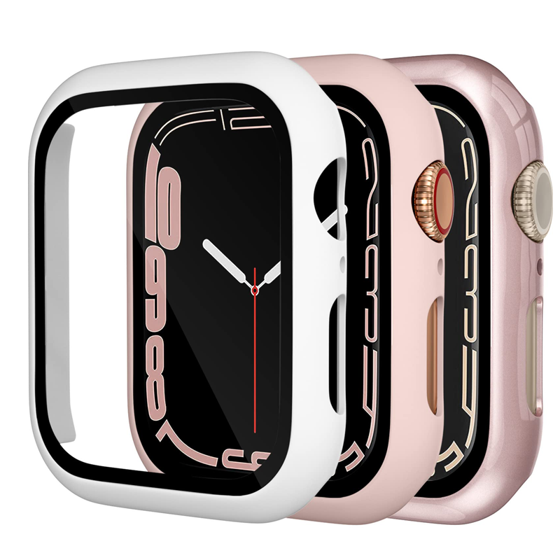 Iwatch Smartwatch Series 7 - Закаленное стекло + чехол для Apple
