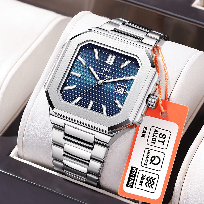 Smartwatch Square Watches For Men - JONNY MOORE K1050 модные роскошные кварцевые