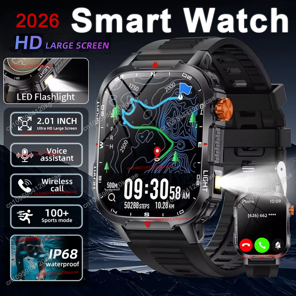 Новые прочные военные смарт-ча – обзор и цена Smartwatch Rugged Watches For Men