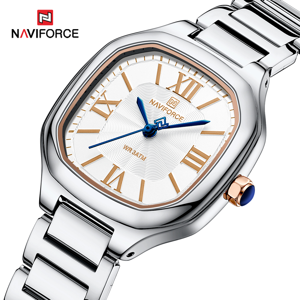 NAVIFORCE Роскошные женские ча – обзор и цена Minimalist Thin Watch