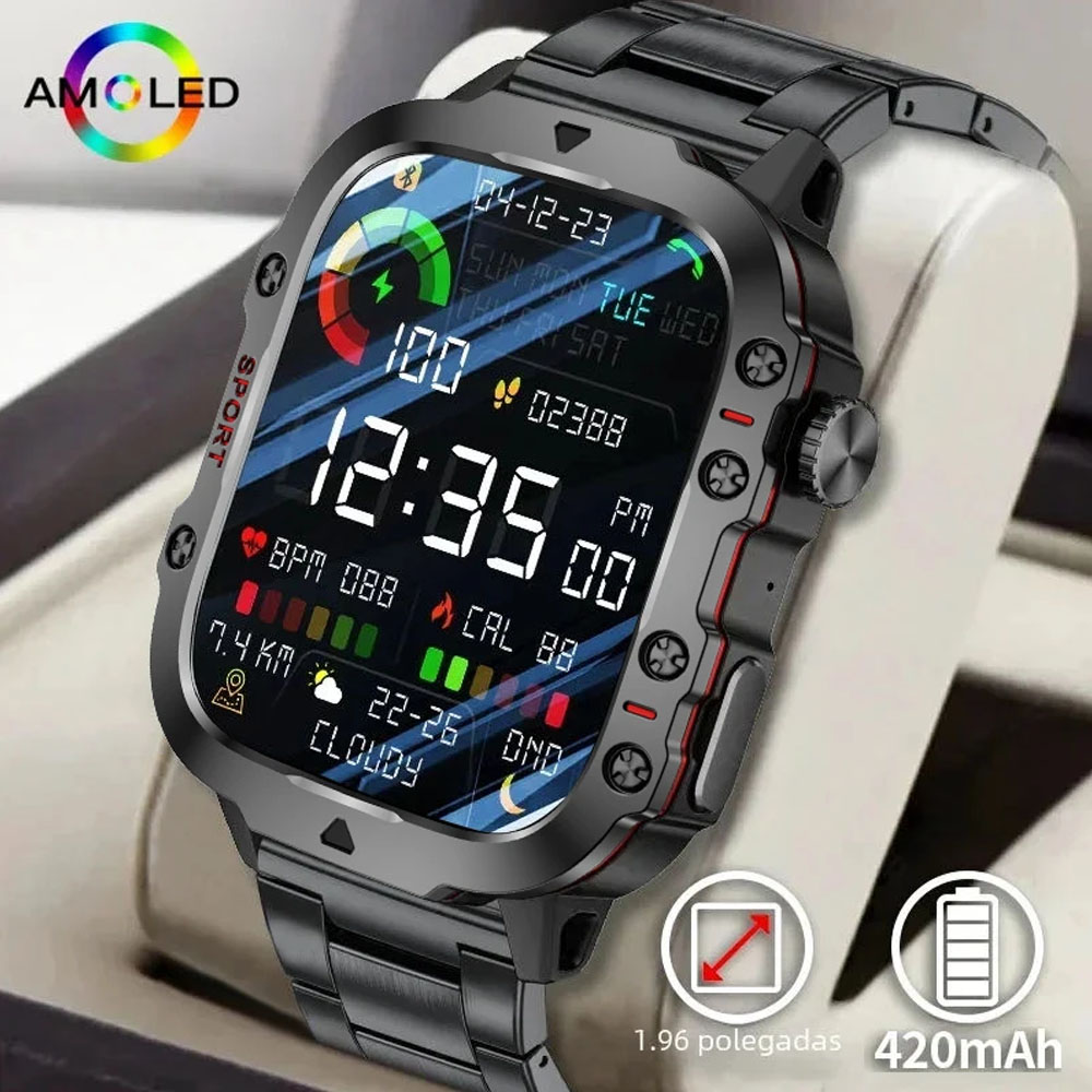 Оригинальные прочные умные час – обзор и цена Smartwatch Rugged Watches For Men