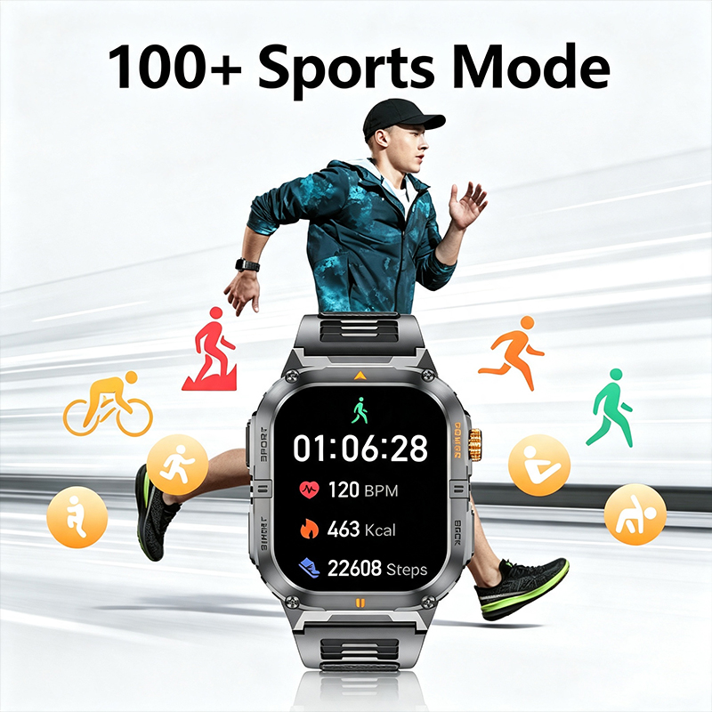 Прочные военные умные часы для – обзор и цена Smartwatch Rugged Watches For Men