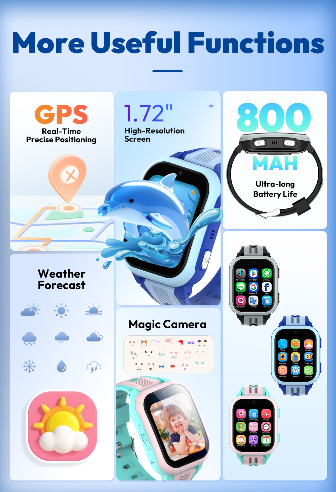 Детские умные часы Wonlex 4G K – обзор и цена Smartwatch Watches For Kids With Gps