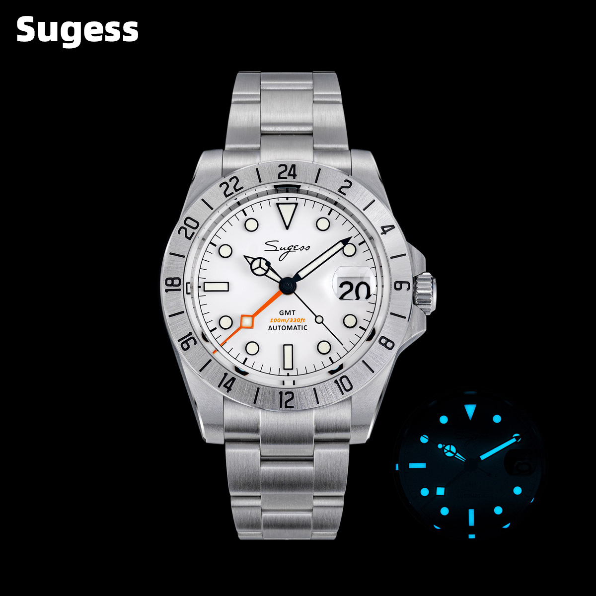 Мужские часы Sugess GMT Automa – обзор и цена Rolex Watch Submariner