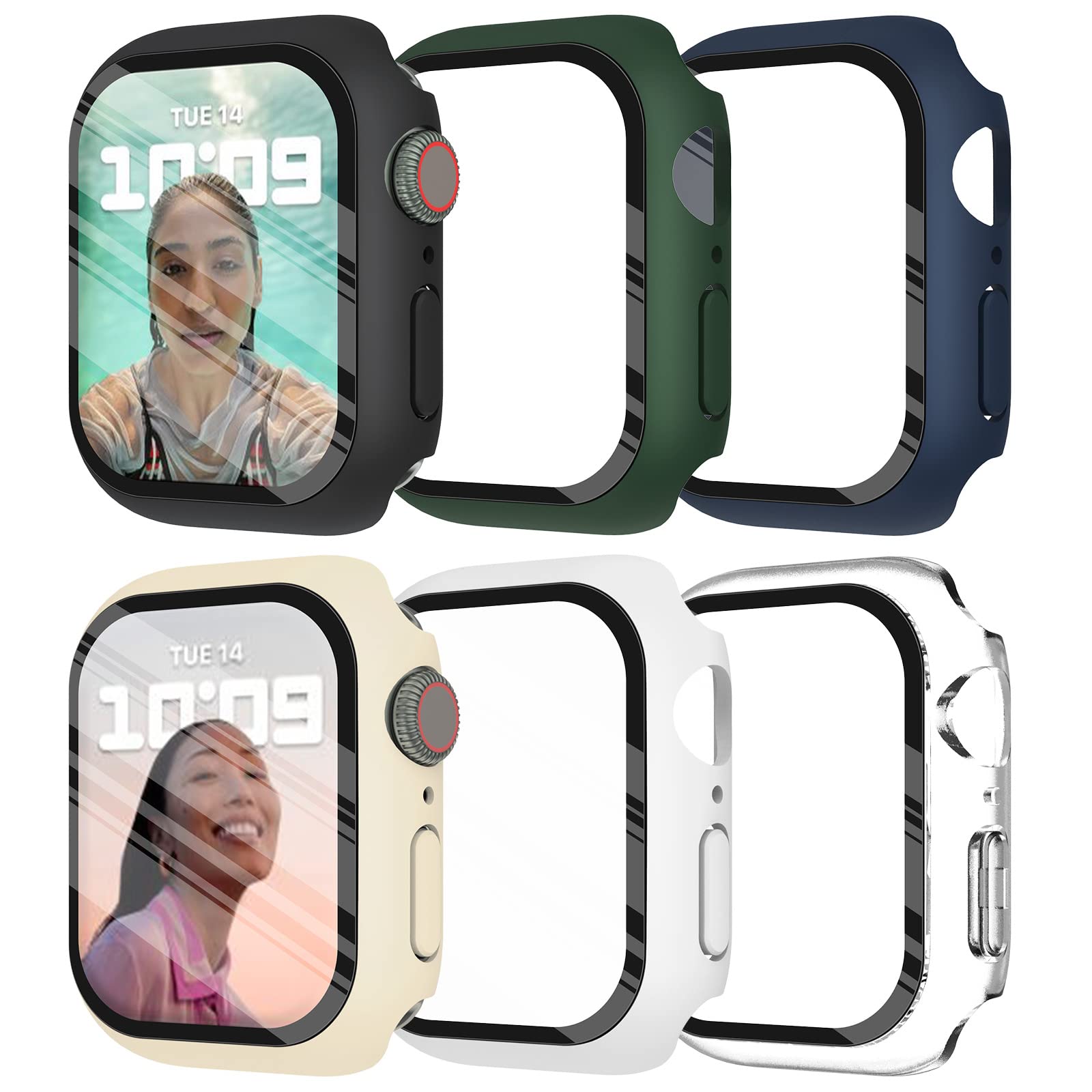 Закаленное стекло + чехол для  – обзор и цена Iwatch Smartwatch Series 7