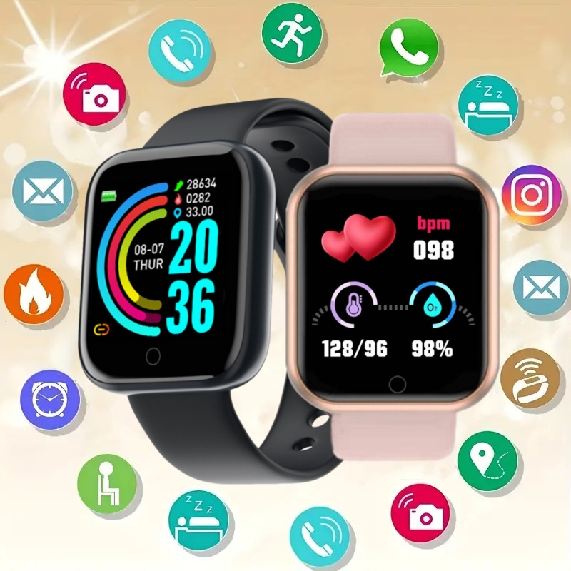 Смарт-часы Y68 D20 мужские, ум – обзор и цена Smartwatch Digital Watches For Women