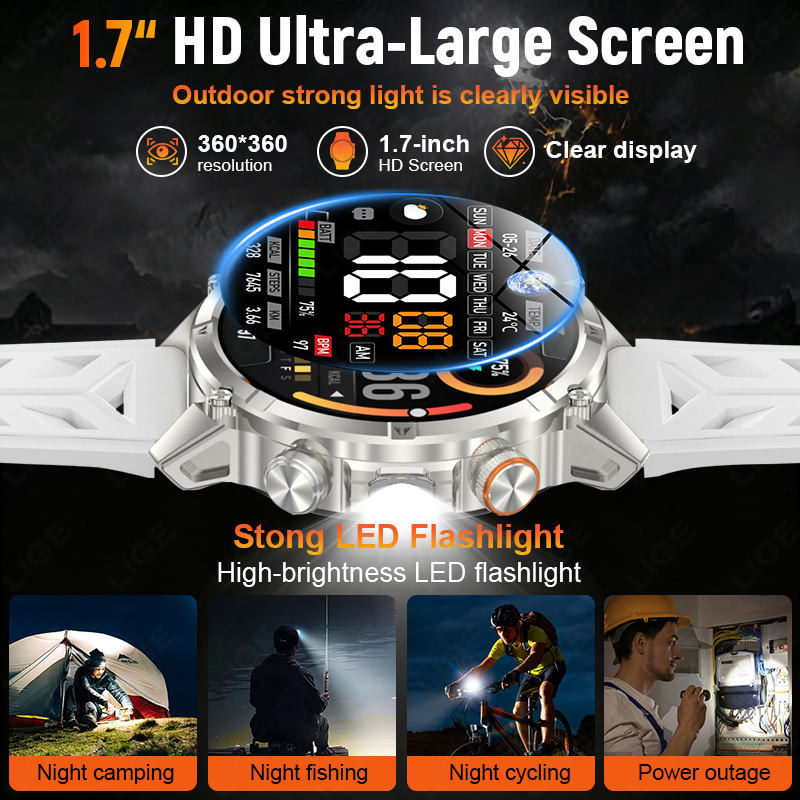 Новые прочные мужские умные ча – обзор и цена Smartwatch Rugged Watches For Men
