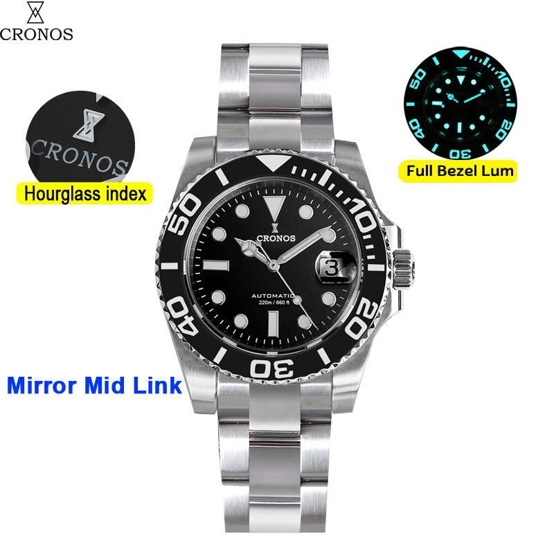 Мужские часы Cronos Sub Diver  – обзор и цена Rolex Watch Submariner