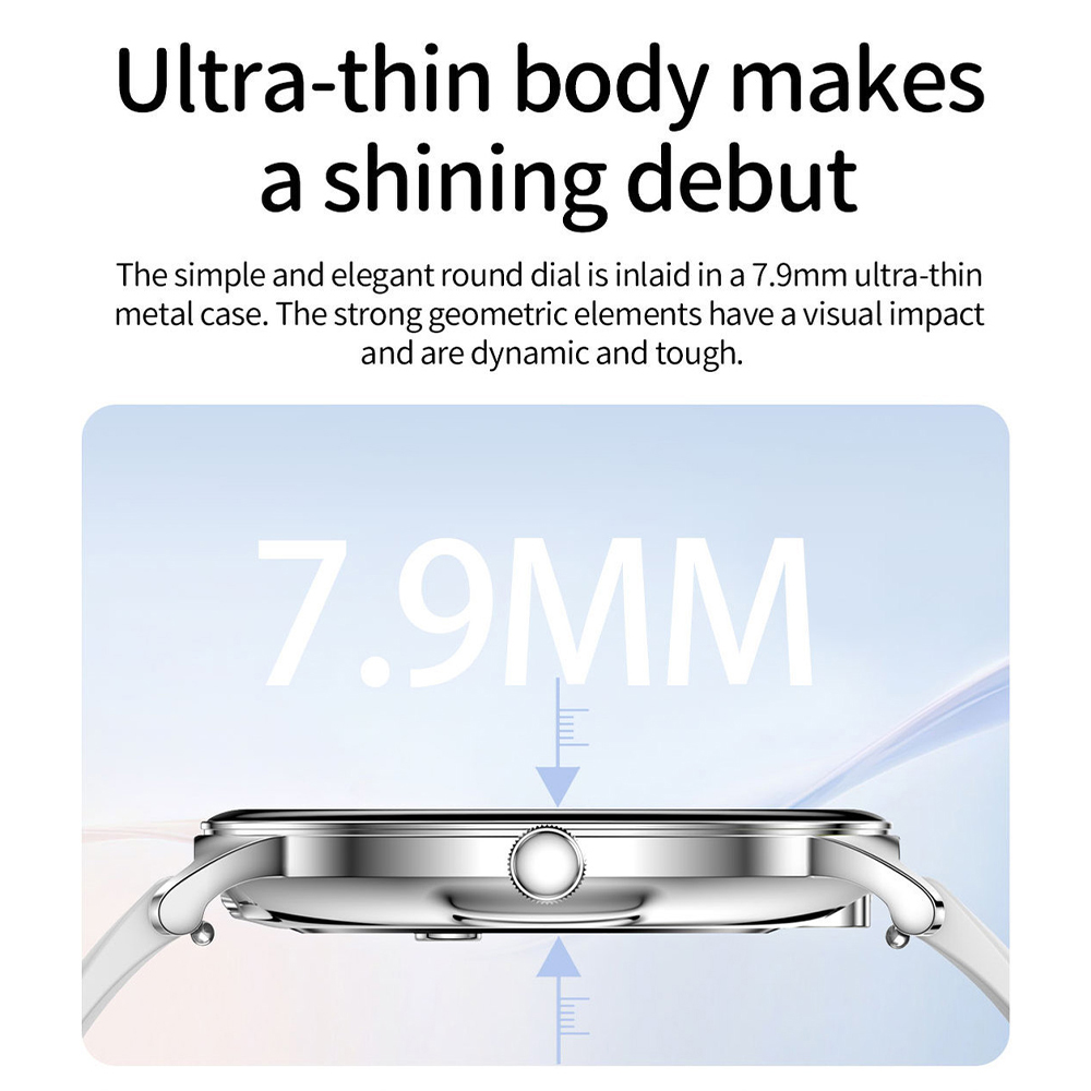 Ультратонкие умные часы AMOLED – обзор и цена Smartwatch Digital Watches For Women