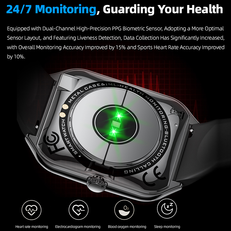 Новые ультратонкие умные часы  – обзор и цена Smartwatch Square Watches For Men
