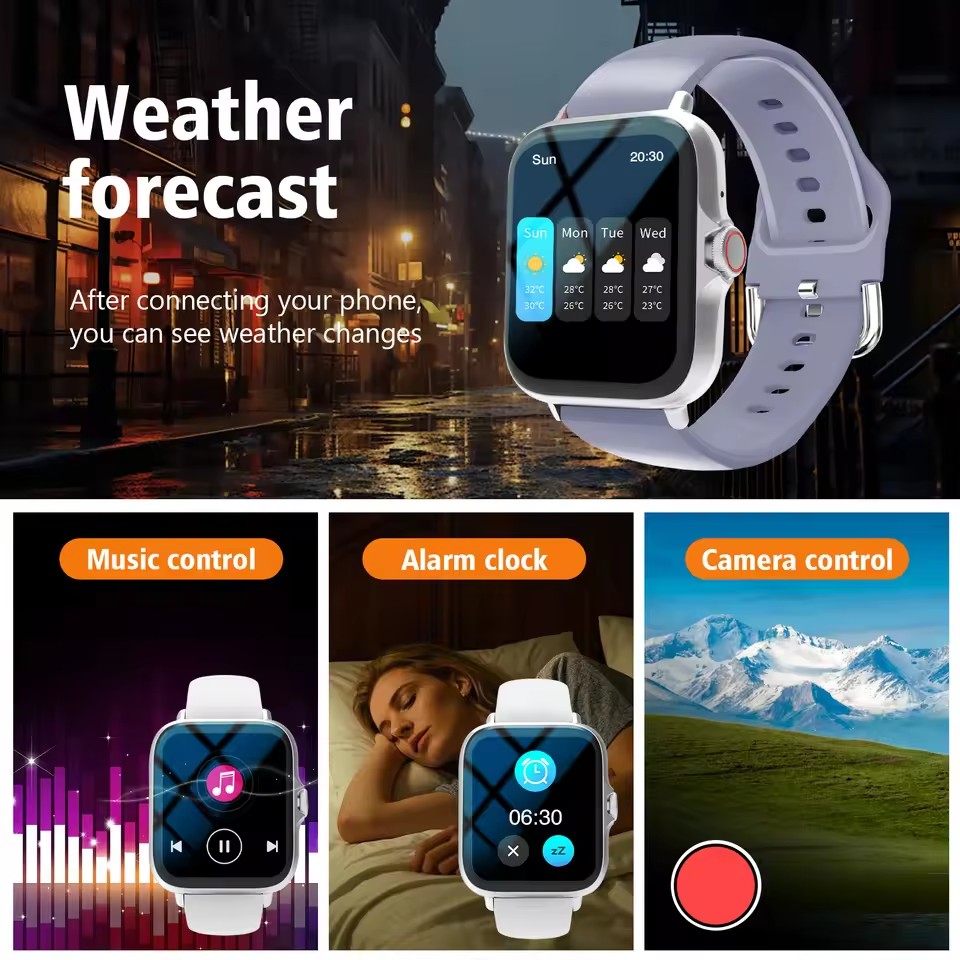 Новые умные часы 2026 года с ф – обзор и цена Smartwatch Square Watches For Men