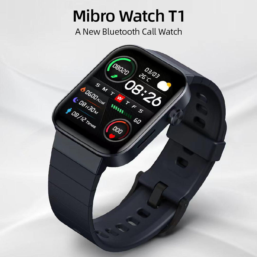 Mibro Watch T1 Global 1.6 - дю – обзор и цена Smartwatch Square Watches For Men