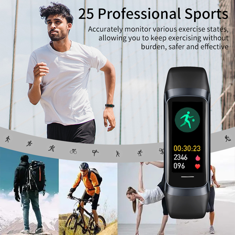 LIGE 1,1-дюймовый Amoled монит – обзор и цена Smartwatch Slim Watches For Men
