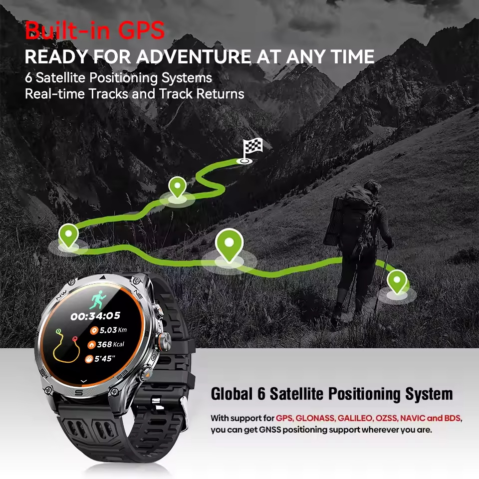 Смарт-часы T-Rex 3 военного кл – обзор и цена Smartwatch Rugged Watches For Men