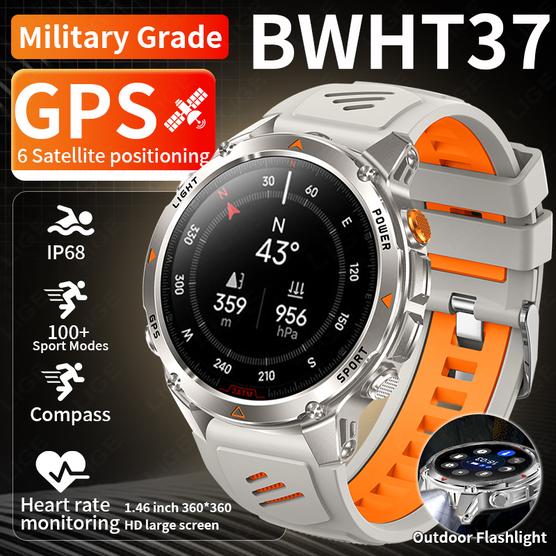 LIGE прочные GPS трековые умны – обзор и цена Watch Smart Smartwatch