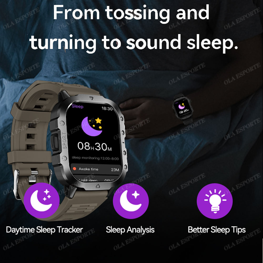 Новые прочные военные смарт-ча – обзор и цена Smartwatch Rugged Watches For Men