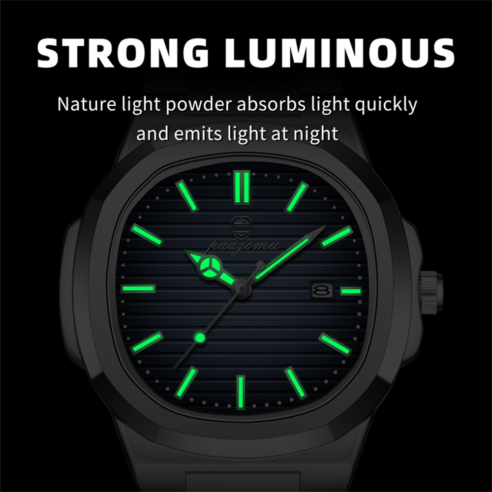 Мужские деловые часы PAAZOMU,  – обзор и цена Smartwatch Square Watches For Men