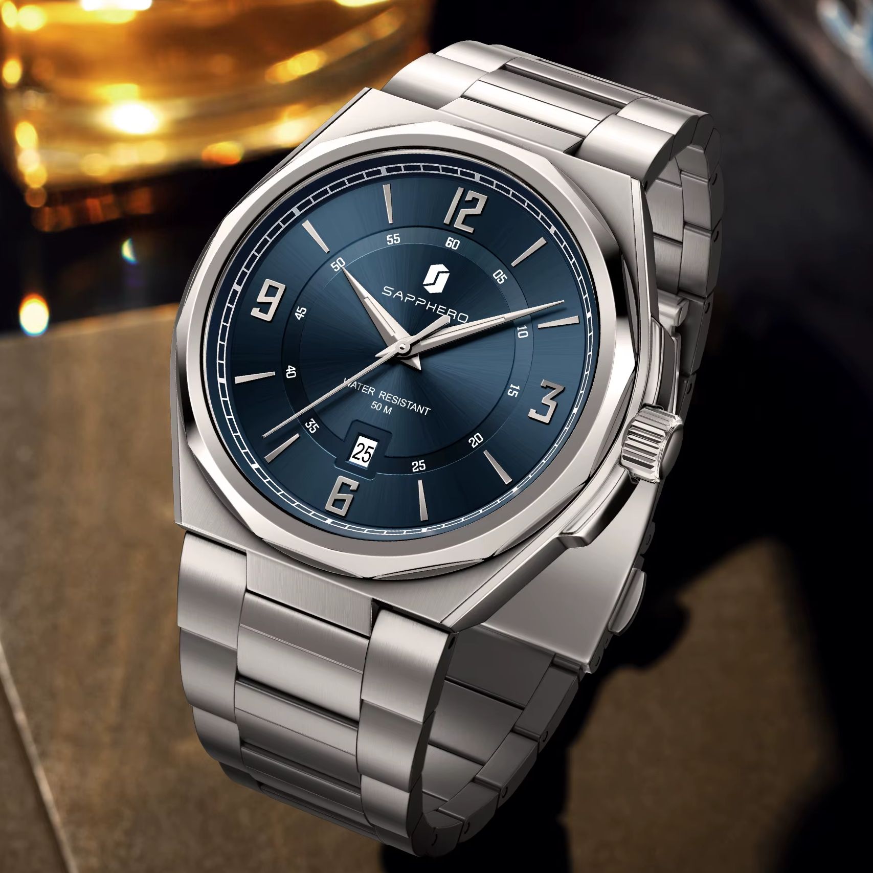 Мужские кварцевые часы SAPPHER – обзор и цена Smartwatch Watches Gift For Men