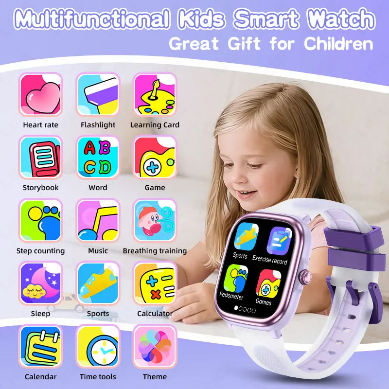 LIGE Смарт-часы для детей, дет – обзор и цена Smartwatch Watches Gift For Boys On Birthday