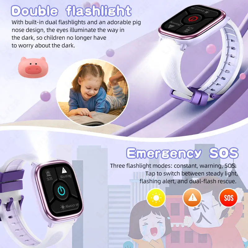 LIGE Смарт-часы для детей, дет – обзор и цена Smartwatch Watches Gift For Boys On Birthday
