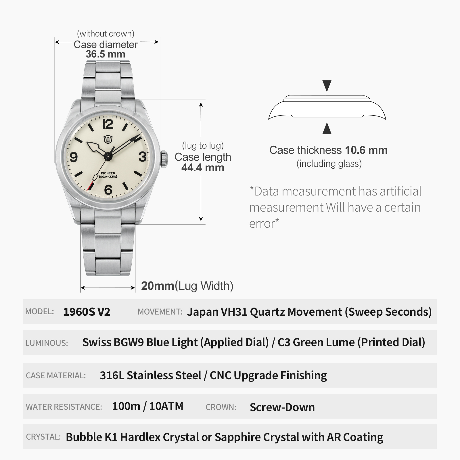 Часы Watchdives WD1960S V2 Vin – обзор и цена Smartwatch Vintage Watches For Men