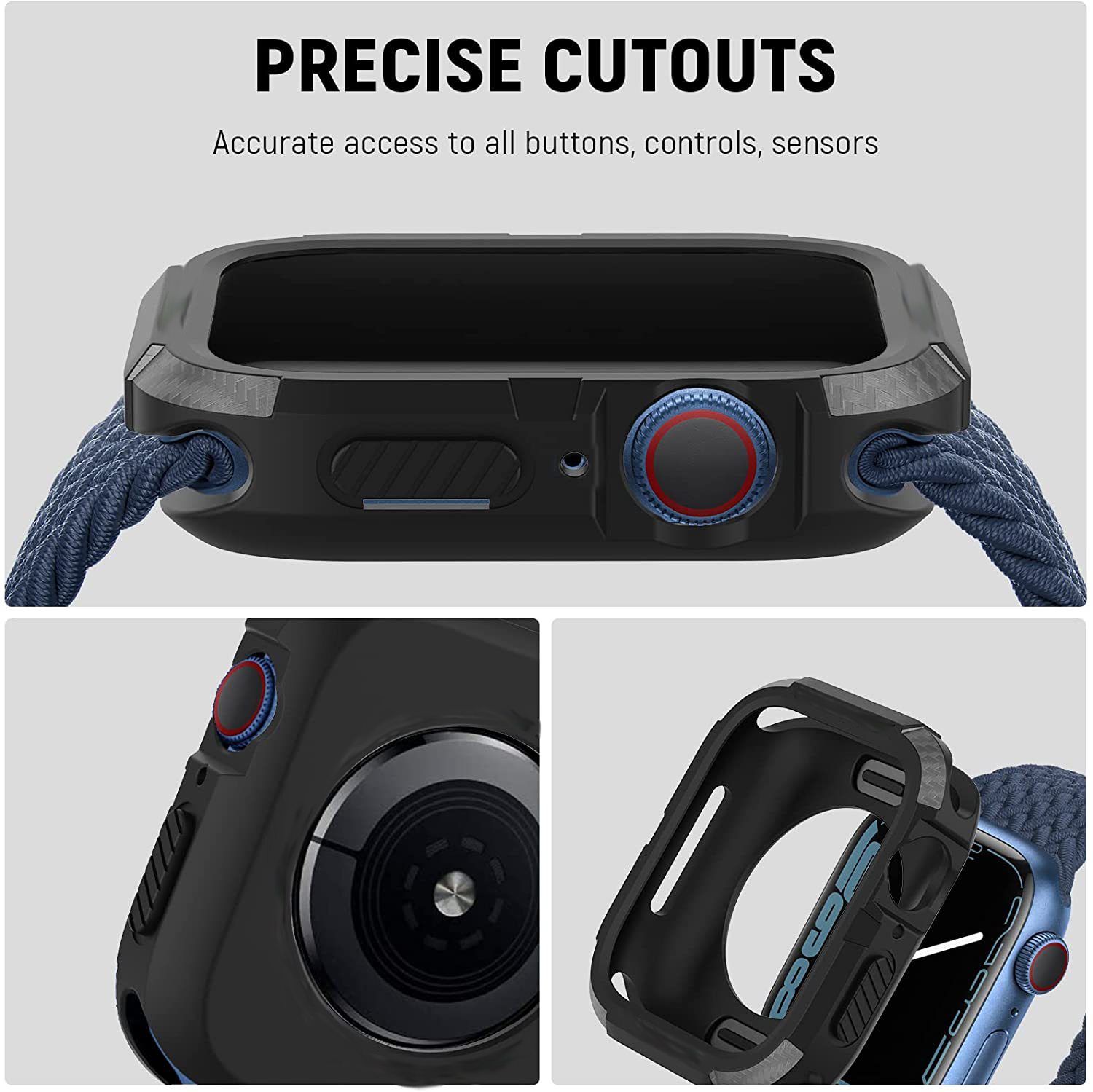 Прочный чехол для Apple Watch  – обзор и цена Iwatch Smartwatch Series 7